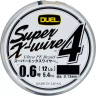 Плетеный шнур YO-ZURI DUEL PE SUPER X-WIRE 4 200m #1.0 5COLOR-YELLOW MARKING 8.0Kg (0.17mm) H3590N-5CR