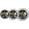 Плетеный шнур YO-ZURI DUEL PE SUPER X-WIRE 8 200m #1.0 5COLOR-YELLOW MARKING 9.0Kg (0.17mm) H3608N-5CR